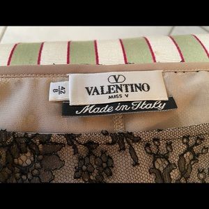 Vtg VALENTINO Miss V Black Floral Lace Sleeveless Top IT 42/US 6 Made in Italy